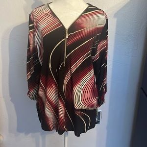 NWT JM Collection Womens blouse/top sz Petite XL